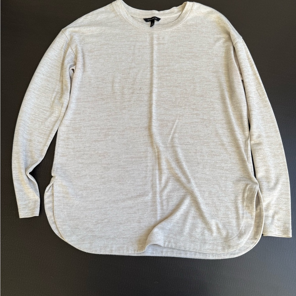 Banana Republic Heather Gray Crewneck Top